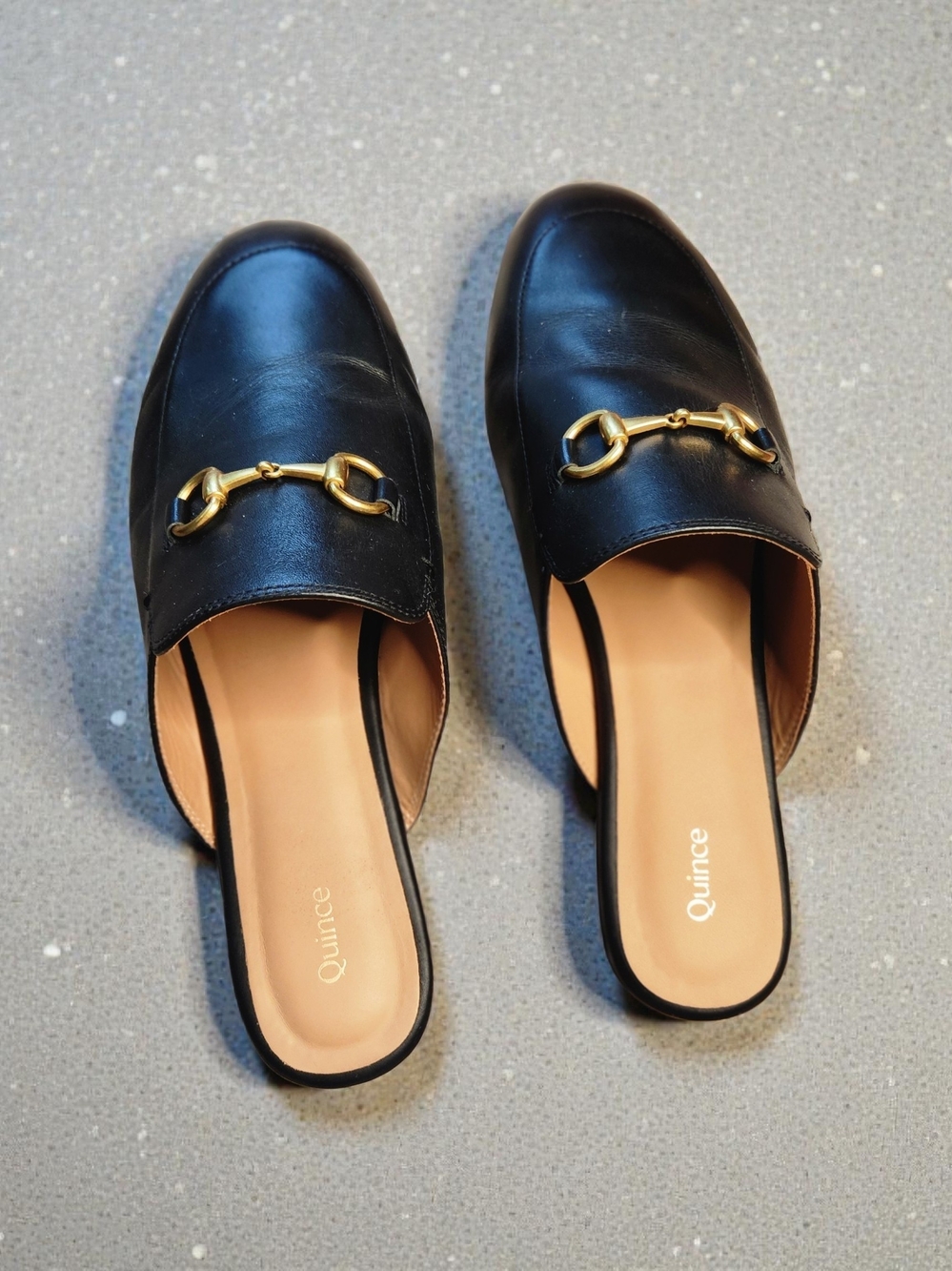 Quince Italian Leather Horsebit Loafer, Women's Sz 10